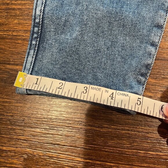 NWT Good American 8/29 Good Curve Skinny Crop Jeans High Rise Distressed - Picture 11 of 16